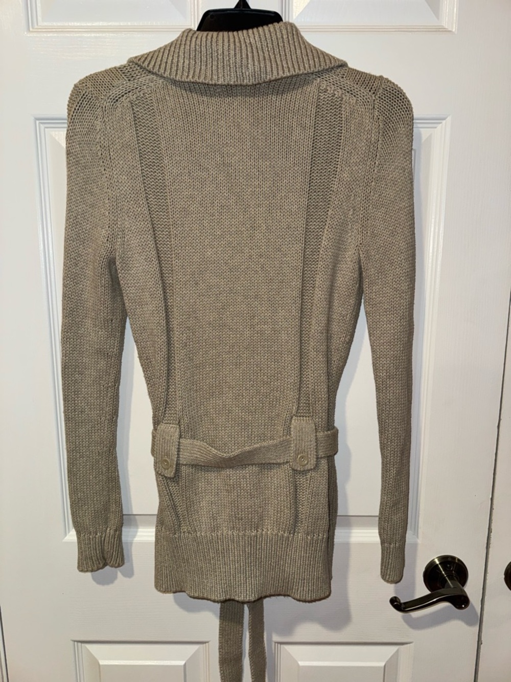 Banana Republic Taupe Belted Knit Cardigan - Picture 4 of 4